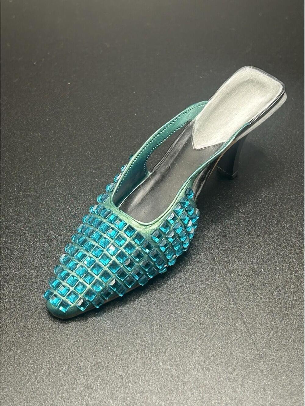 Vintage Miniature JUST THE RIGHT SHOE "MIDORI" by Raine Willitts Design 2000